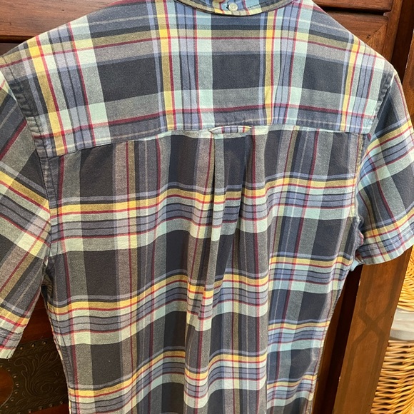 MERONA BLUE PLAID COTTON S/S SHIRT; Like-New; Size Small; $8 - Picture 9 of 16